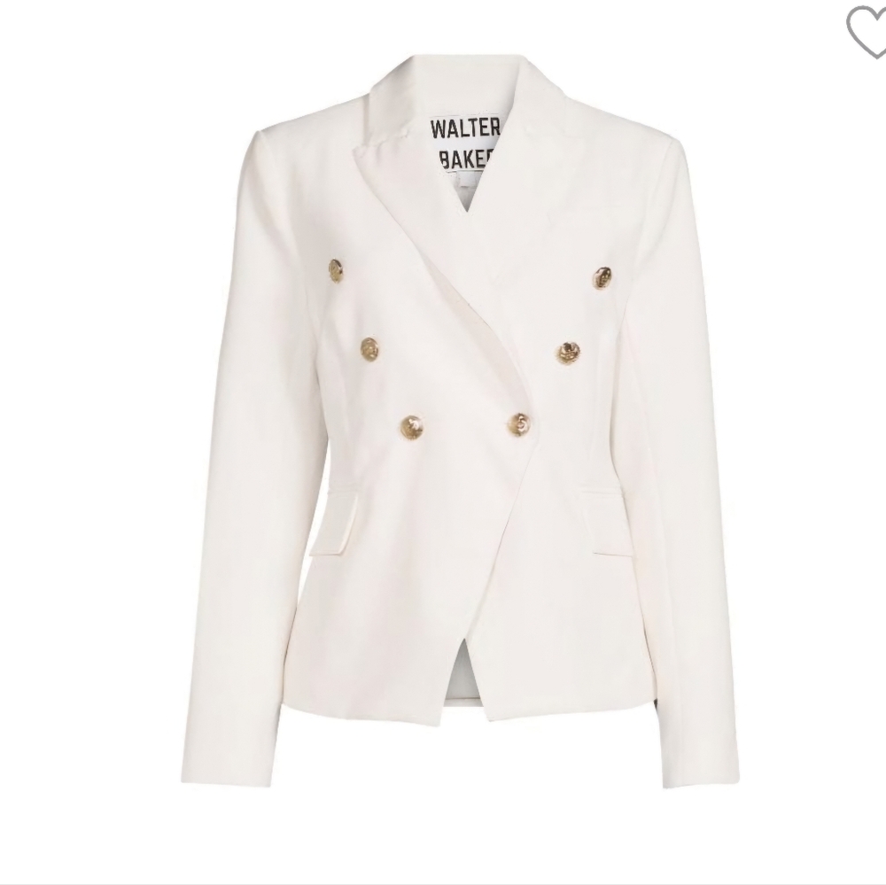 NWT WALTER BAKER Blazer Cream M